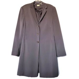 Caslon long jacket coat light lavender Sz 6